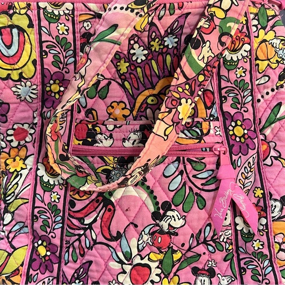 VERA BRADLEY X DISNEY JUST MOUSING AROUND PINK HIPSTER CROSSBODY BAG - Picture 3 of 6